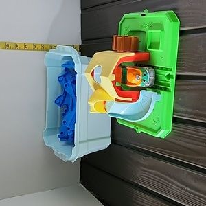 Brand new mighty express farm station adventure bucket and train track set